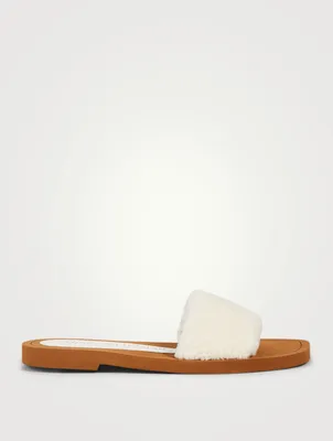Cammy Shearling Slide Sandals