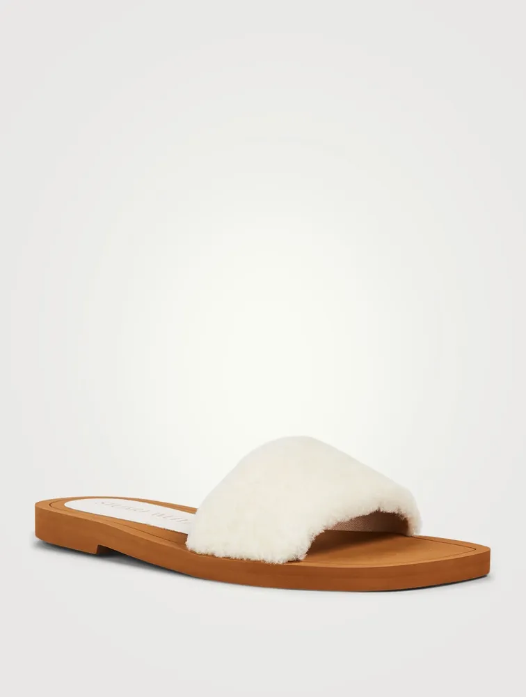 Cammy Shearling Slide Sandals