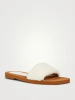 Cammy Shearling Slide Sandals