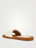Cammy Shearling Slide Sandals