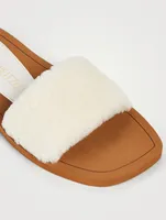 Cammy Shearling Slide Sandals