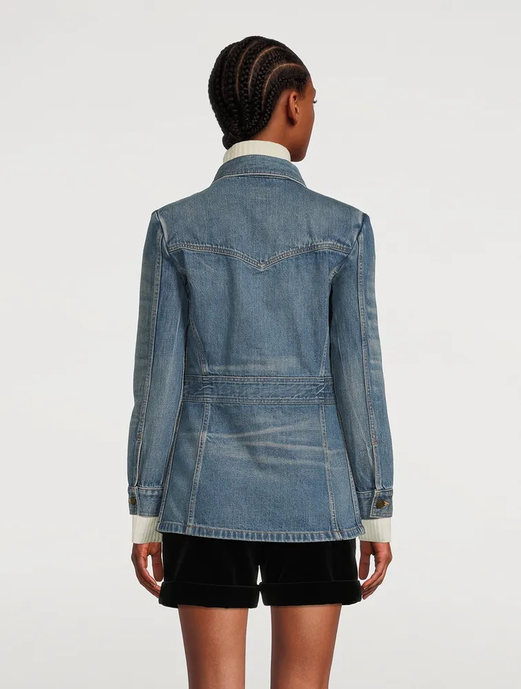 Saharienne Denim Jacket