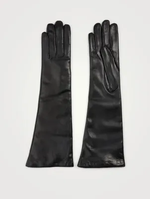 Leather Gloves With Cashmere Lining
