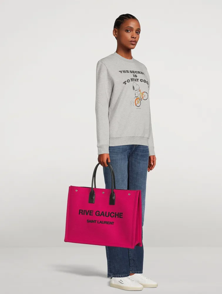 Rive Gauche Felt Tote Bag
