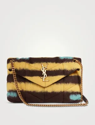 Small Loulou Puffer YSL Monogram Chain Bag In Tie Dye
