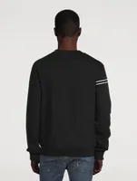 Flocked Logo Sweatshirt