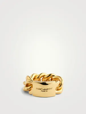 Gourmette Chain Ring