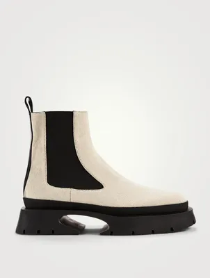 Canvas Chelsea Boots