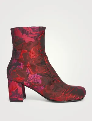 Brocade Ankle Boots