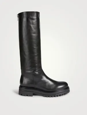 Rayna Leather Knee-High Boots