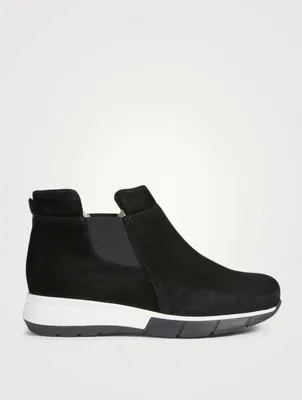 Nadette Suede Slip-on Sneakers With Shearling Lining