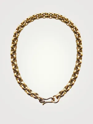 14K Gold Plated Piera Chain Necklace