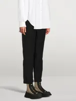 Tread Slick Canvas And Leather Platform High-Top Sneakers