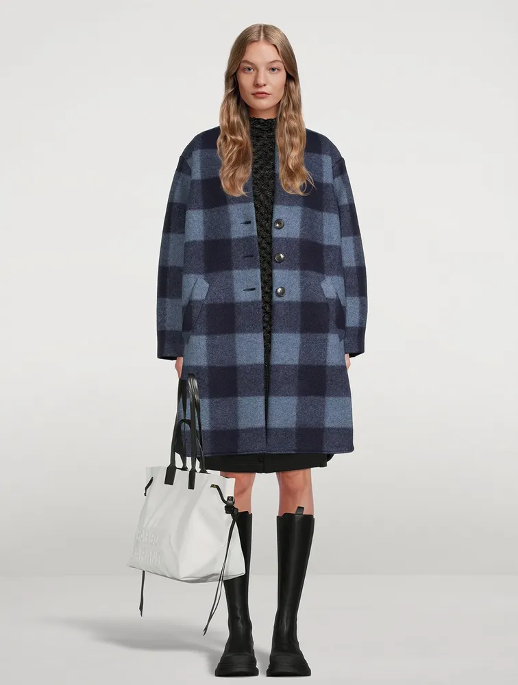 Gabriel Coat Check Print