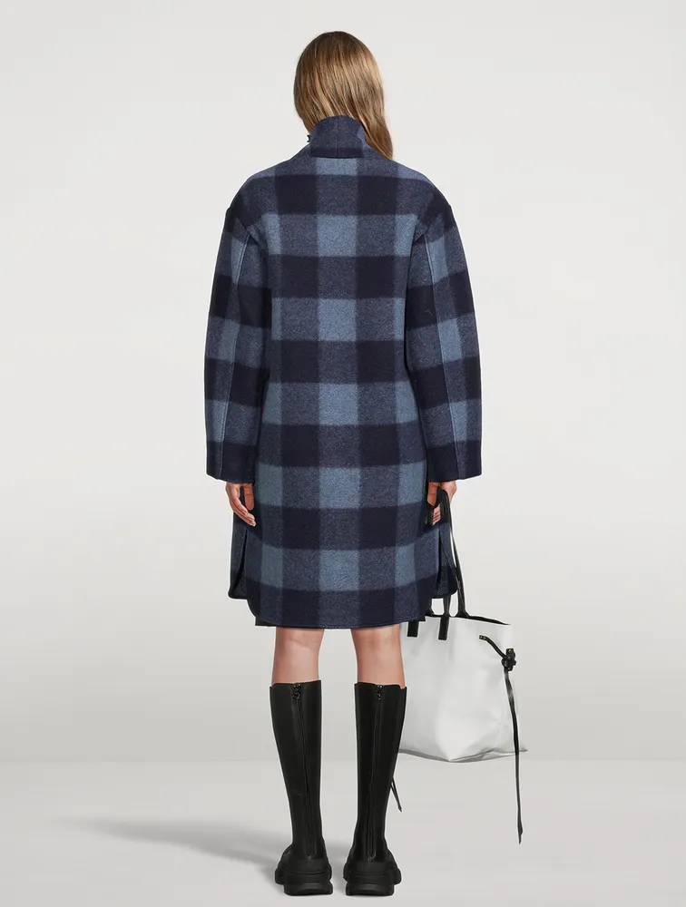 Gabriel Coat Check Print