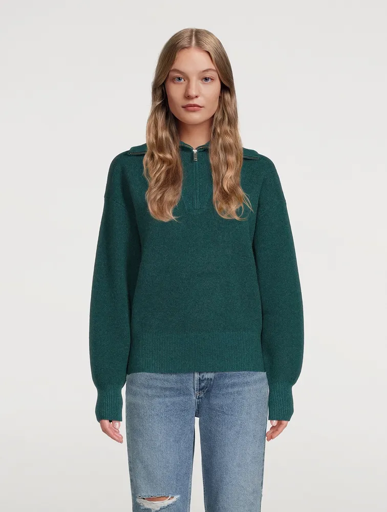 Fancy Quarter-Zip Sweater