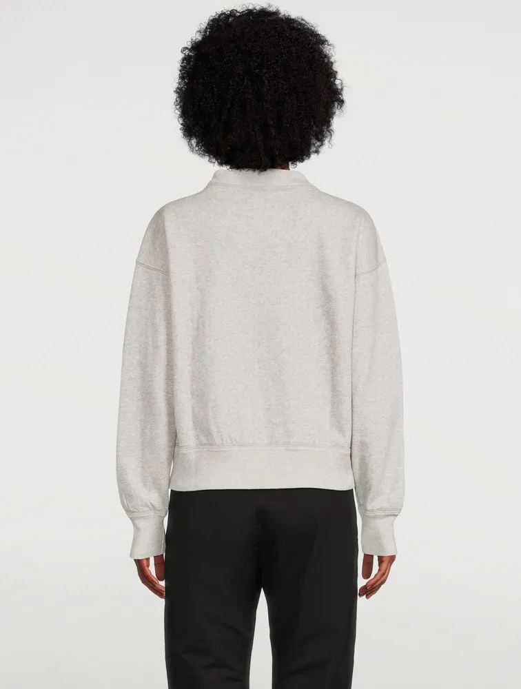 Moby High-Neck Sweatshirt With Logo