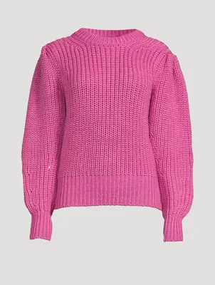 Pleane Puff-Sleeve Sweater