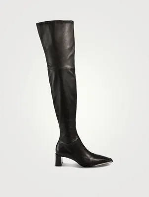 Aldrich Leather Thigh-High Boots