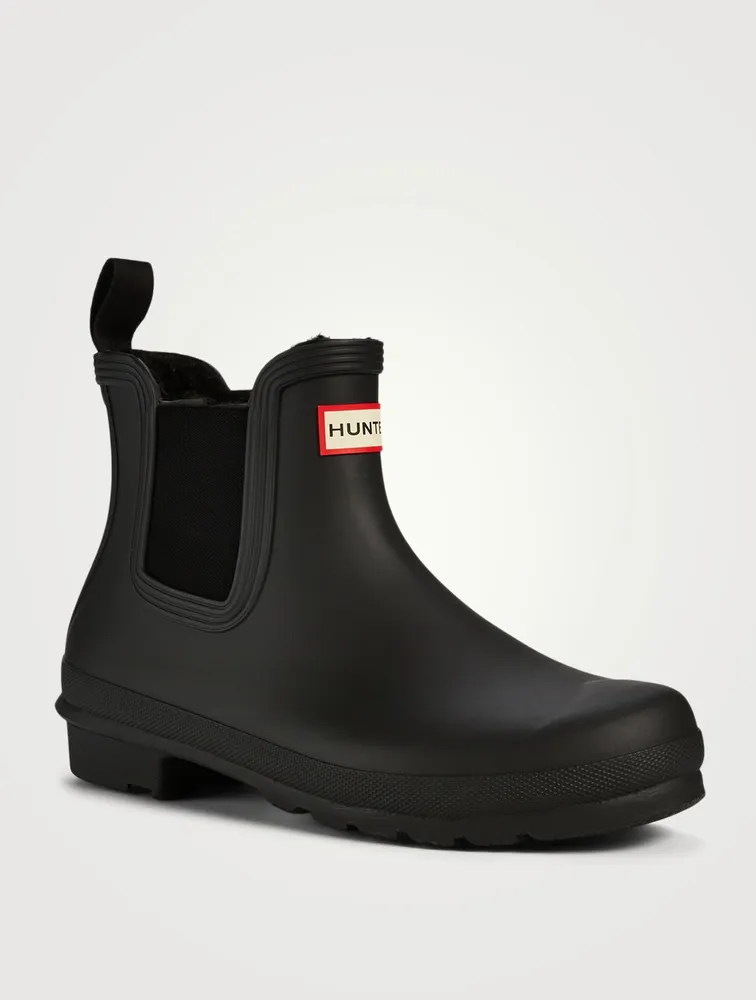 Insulated Rubber Chelsea Boots