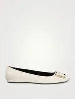 Trompette Patent Leather Ballet Flats