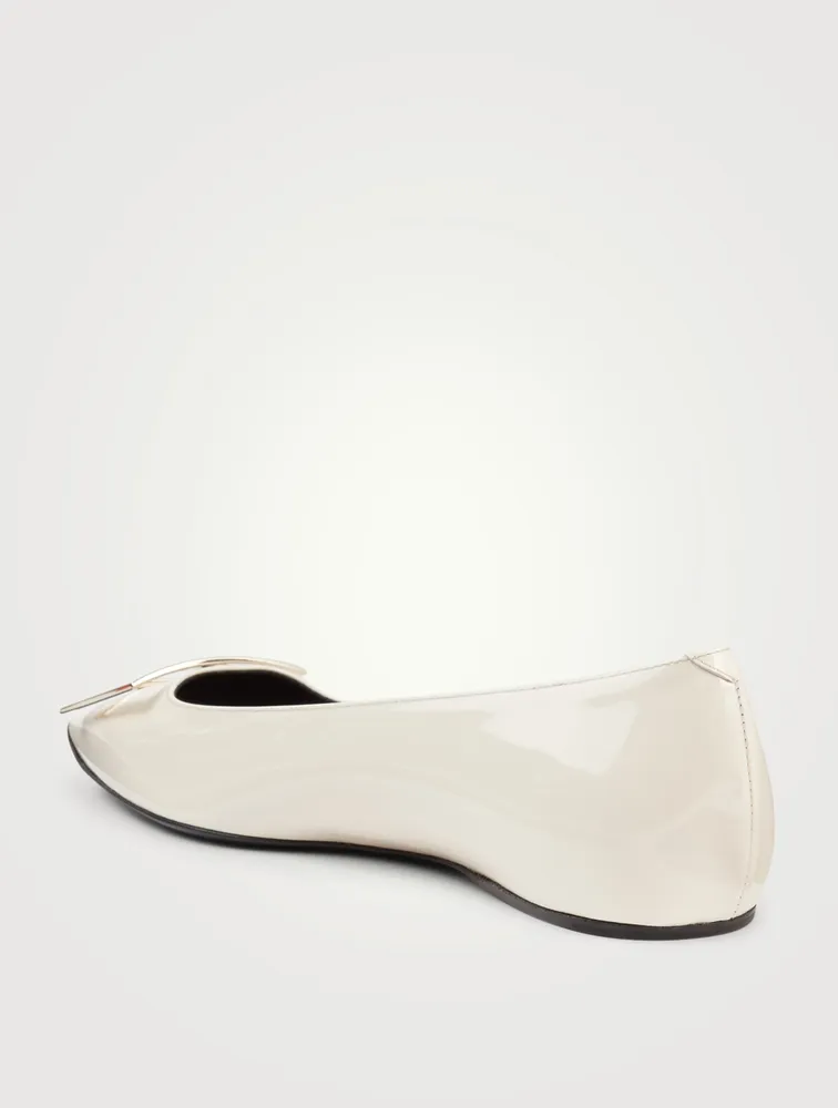 Trompette Patent Leather Ballet Flats