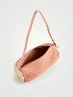Pleated Leather Bracelet Pouch