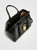 Mini Antigona Leather Bag With Lock