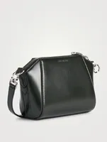 Nano Antigona Leather Crossbody Bag