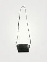 Nano Antigona Leather Crossbody Bag