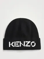 Wool Logo Knit Beanie