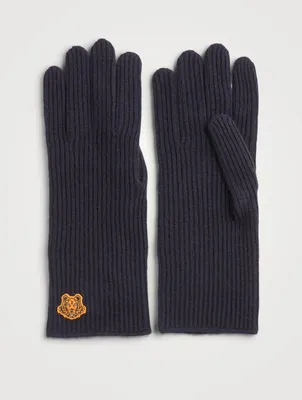 Tiger Crest Wool Gloves