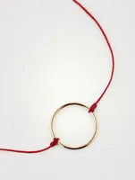 Mini Aura 18K Gold String Bracelet