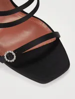 Robyn Satin Heeled Sandals
