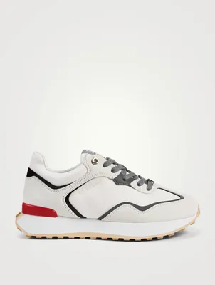 Giv Nylon And Suede Runner Sneakers
