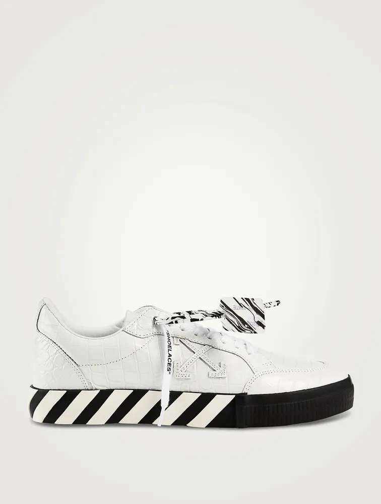 Low Vulcanized Croc Sneakers