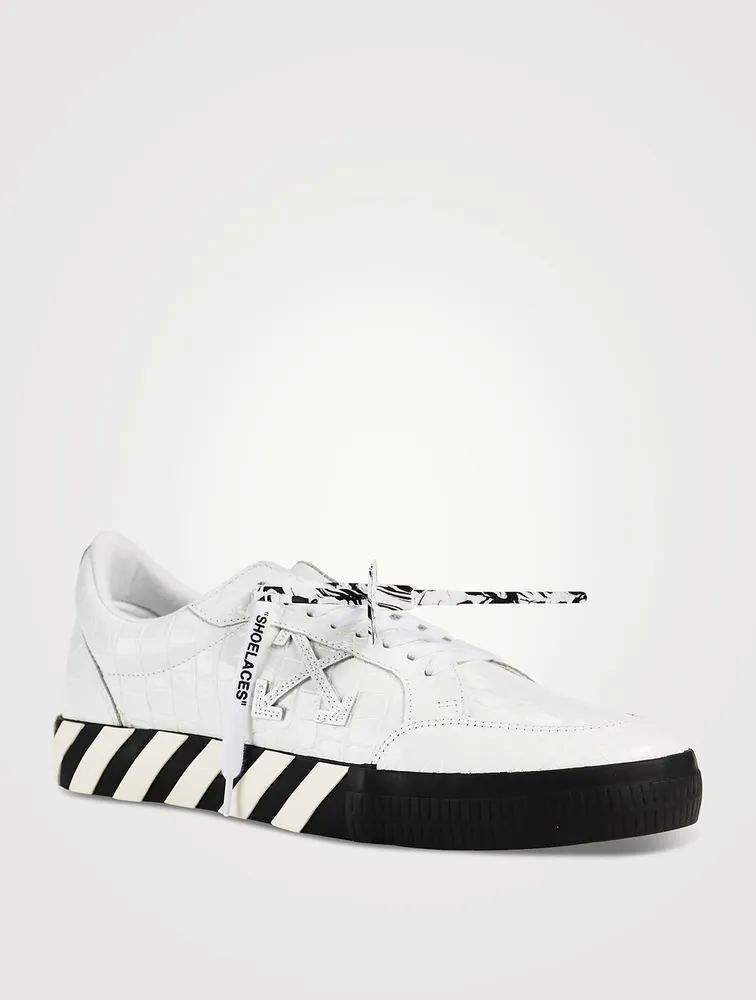Low Vulcanized Croc Sneakers
