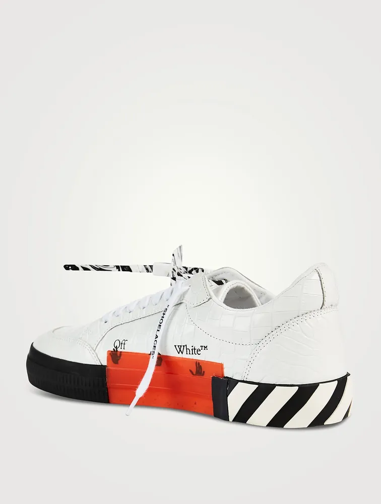 Low Vulcanized Croc Sneakers