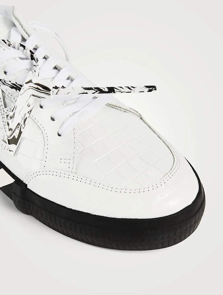 Low Vulcanized Croc Sneakers