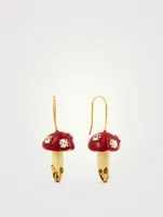 Mushroom Hook Earrings