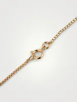 Happy Rebel 18K Gold-Plated Brass Necklace With Happy Face Pearl