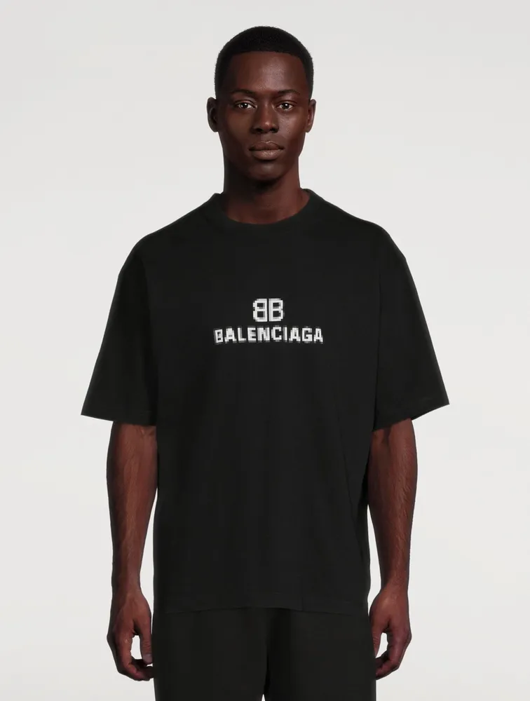 balenciaga bb pixel t shirt
