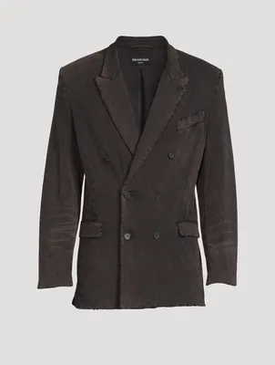 Vintage Jersey Worn-Out Slim Jacket