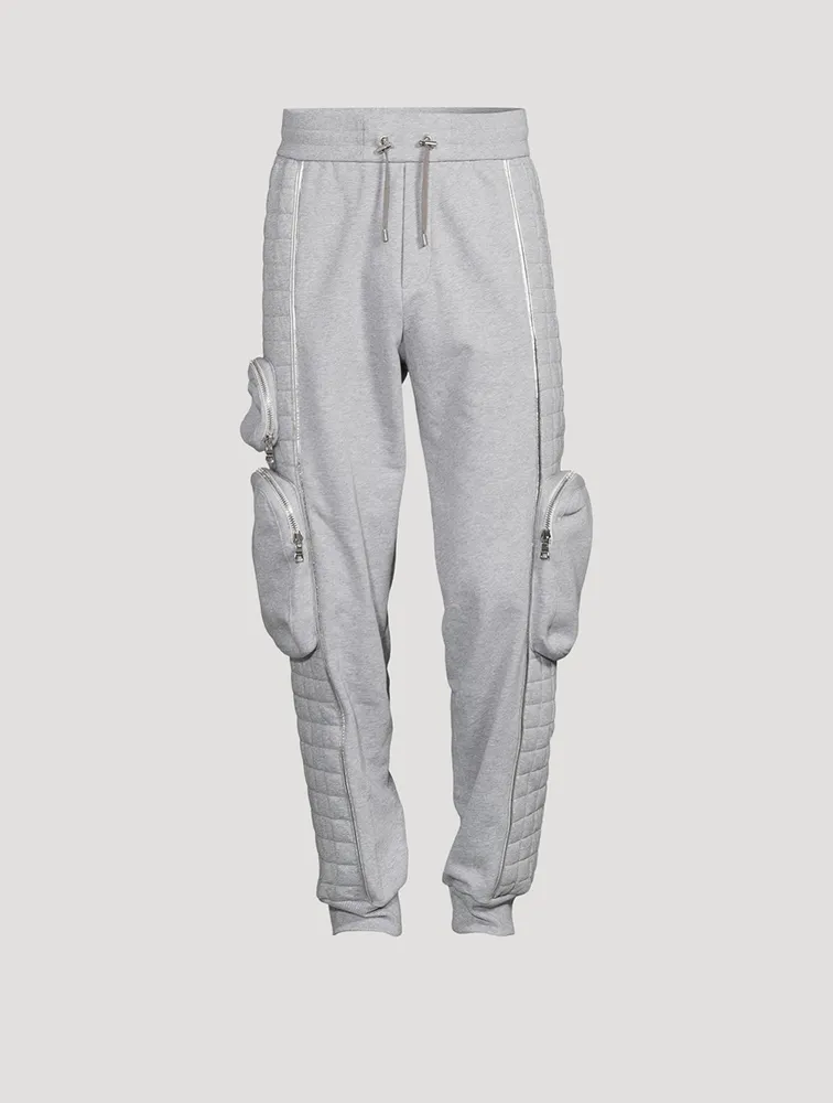 BALMAIN Cotton Sweatpants With Logo