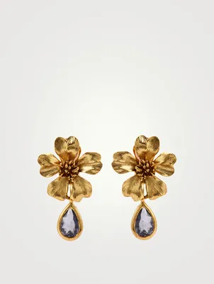 Baroque Flower Drop Earrings