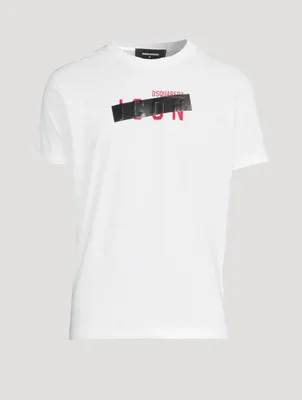 Icon Tape Cotton T-Shirt