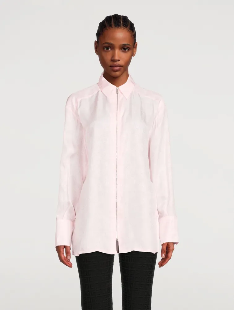 4G Jacquard Zip Shirt