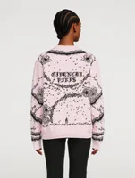 Flower Jacquard Sweater