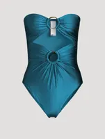 Cassia Double Ring Cutout One-Piece Swimsuit