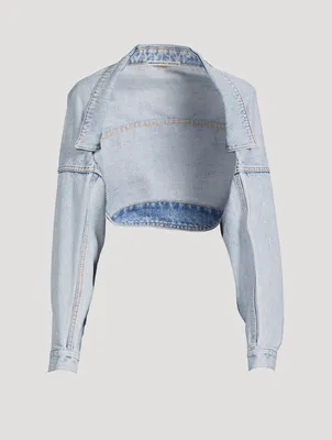 Denim Bolero Jacket